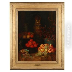 Still Life With Buddha And Fruit