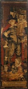 Preparatory Work For The Tapestry Saint Nicholas Patron Saint Of New York
