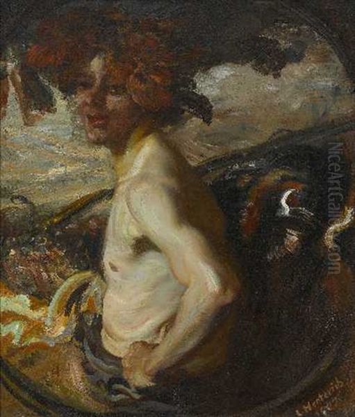 Bacchant (+ Ein Reiter (study), Verso) - view 1