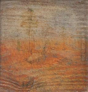 Landskap Med Traer by Lars Hertervig