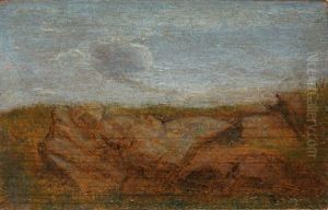 Jaerlandskap by Lars Hertervig