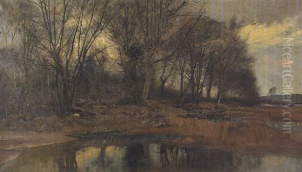 Herbstlandschaft (an Der Isar?) - view 1