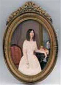 Portrait D'une Demoiselle by Michel Hertrich