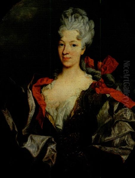 Halbfigurliches Portrait Der Erzherzogin Marie Christine, Tochter Der Kaiserin Maria Theresia - view 1