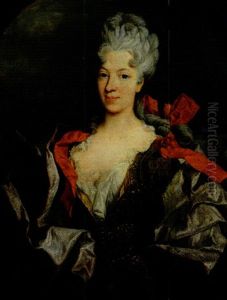 Halbfigurliches Portrait Der Erzherzogin Marie Christine, Tochter Der Kaiserin Maria Theresia by Johann Michael Hertz