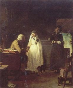 Den Lille Konfirmand by Axel Gustav Hertzberg
