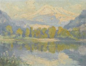 Sommerliche Ansicht Des Mont-blanc by Jules-Alfred Herve-Mathe