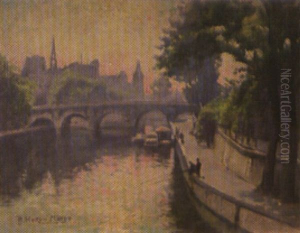 Paris, La Seine Au Dessus Du Pont Neuf - view 1