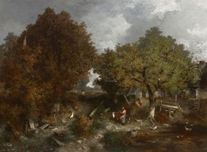 Cour De Ferme Animee