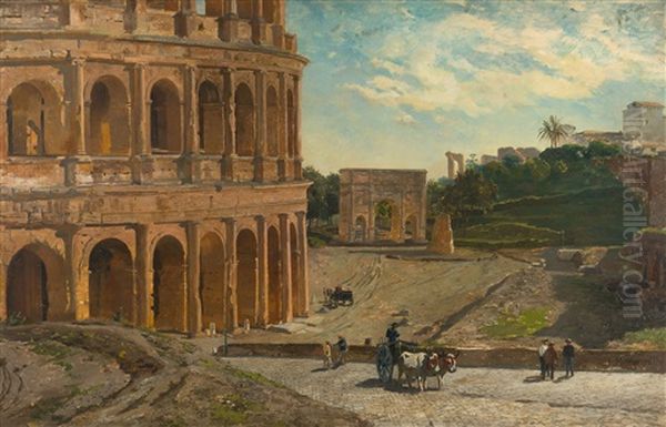 Blick Auf Das Colosseum Und Das Forum Romanum - view 1