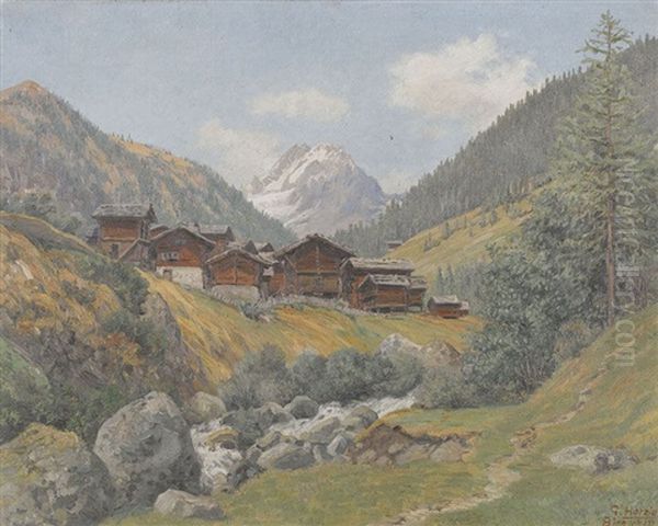 Sommerlicher Blick Ins Binntal - view 1