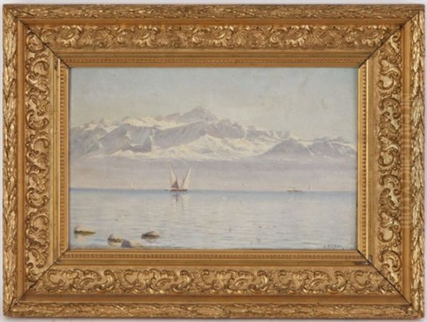 Barque Sur Le Lac Leman - view 1