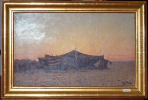 Orientalische Szene by Arthur Charles Henri Herzog