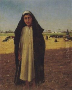 Jeune Berger Fellah, Environs De Caire