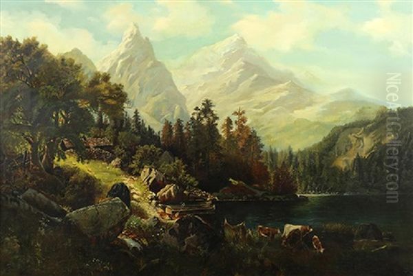 Jackson Lake At The Grand Tetons - view 1