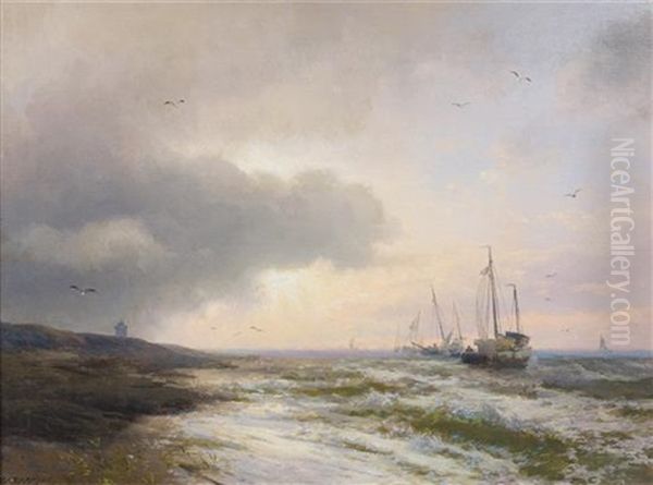 Sunset On The Norwegian Coast - view 1