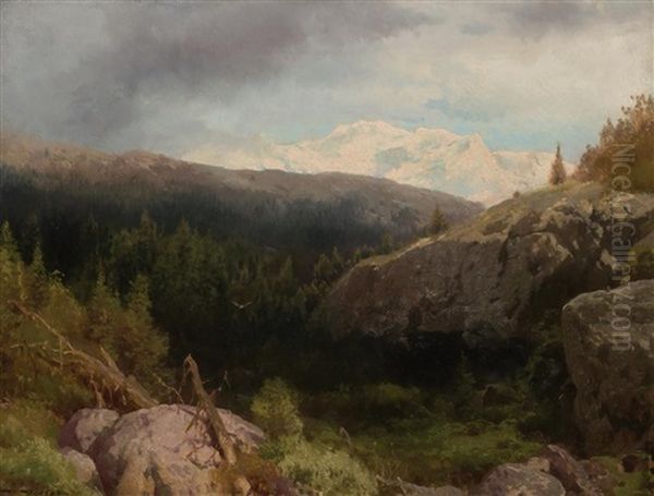 Majestic Mountain Landscape - view 1
