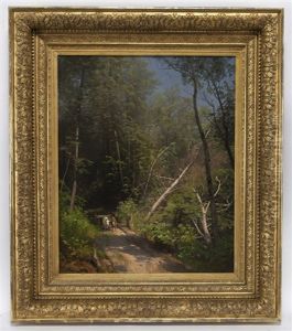 In The Woods by Hermann Herzog