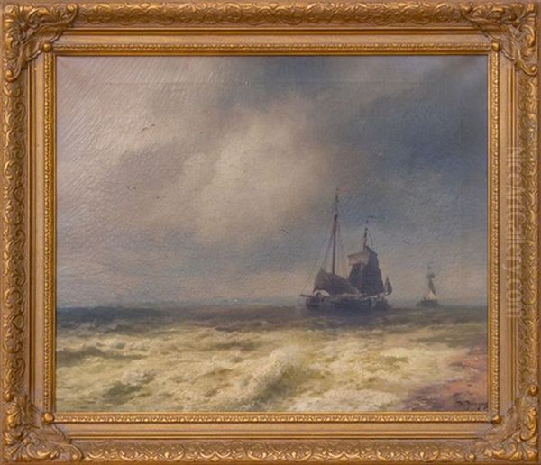 Two Ships By The Shoreline - view 1