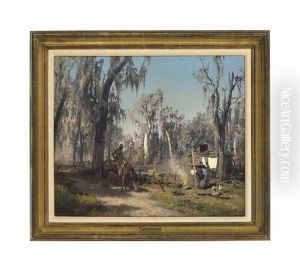 Southern Hardwood Swamp Scene