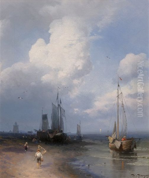 Dutch Coastal Scene - view 1