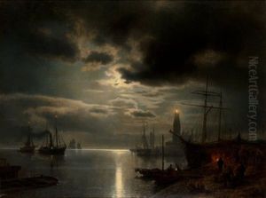 A Moonlit Harbor