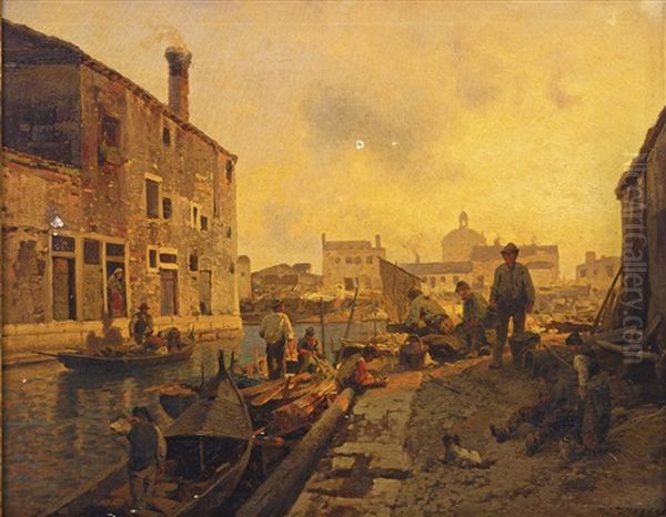 Preparing For The Day's Work - view 1