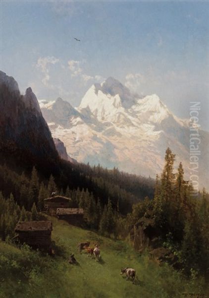 From The Bernese Oberland Switerland - view 1