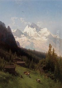 From The Bernese Oberland Switerland by Hermann Herzog