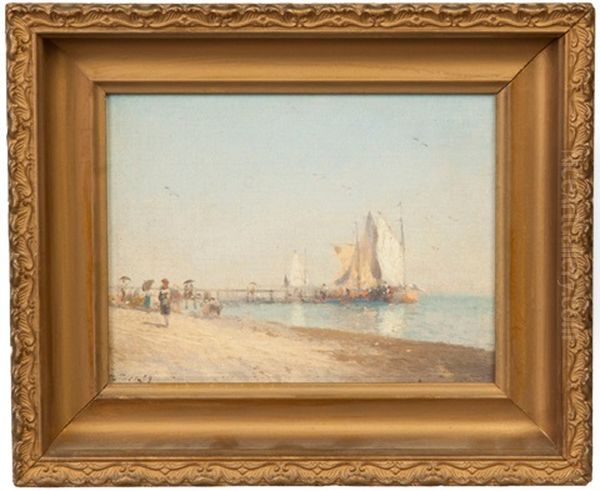 Pier & Beach Scene - view 1