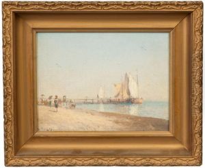 Pier & Beach Scene