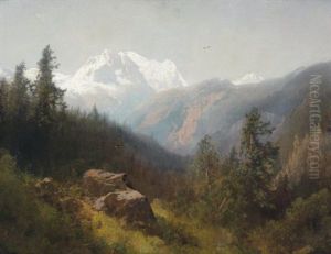 Snowcaps by Hermann Herzog
