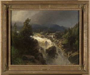 Norwegian Mill by Hermann Herzog