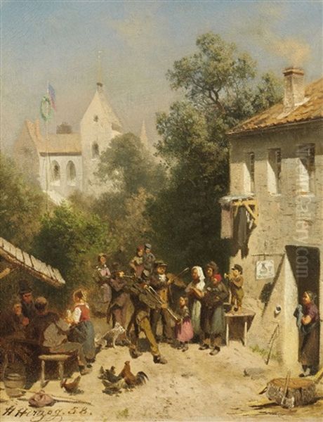Village Tavern With Brass Band - view 1