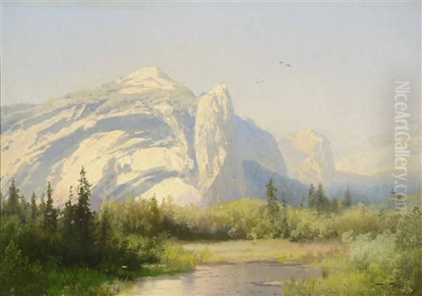 Royal Arch And North Dome - Yosemite, Ca - view 1