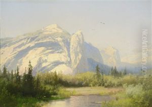 Royal Arch And North Dome - Yosemite, Ca by Hermann Herzog
