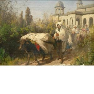 A Turkish Trader by Hermann Herzog
