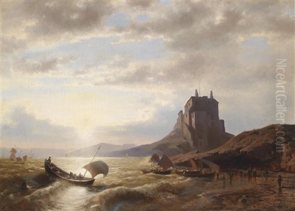 Kustenlandschaft Mit Fischern - view 1