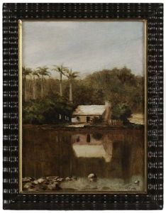 Southern River Landscape by Hermann Herzog