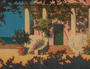Il Portico A Capri by Ernesto Barbero