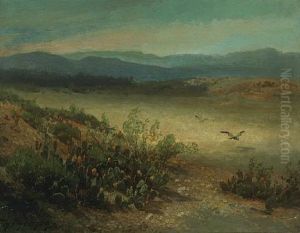 Between The Sierras And The Coast Range, California by Hermann Herzog