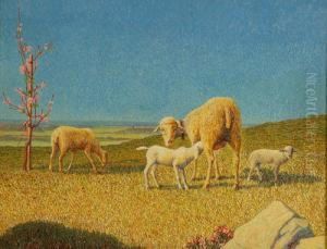 "madre" 1927 Olio Su Compensato Firmato E Datato In Basso A Destra. In Cornice