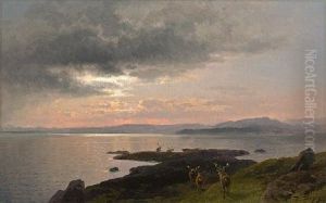 Twighlight Over A Lake