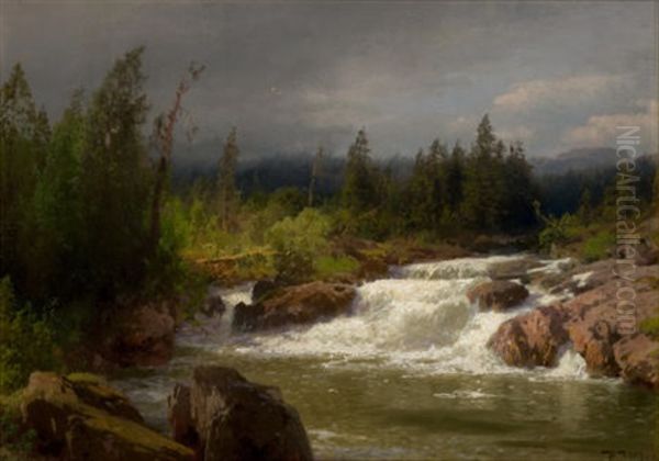 Waterfall In Norway - view 1