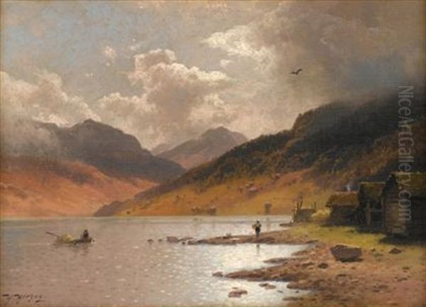 Daybreak On The Fjord - view 1