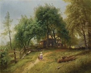 Going Fishing by Hermann Herzog