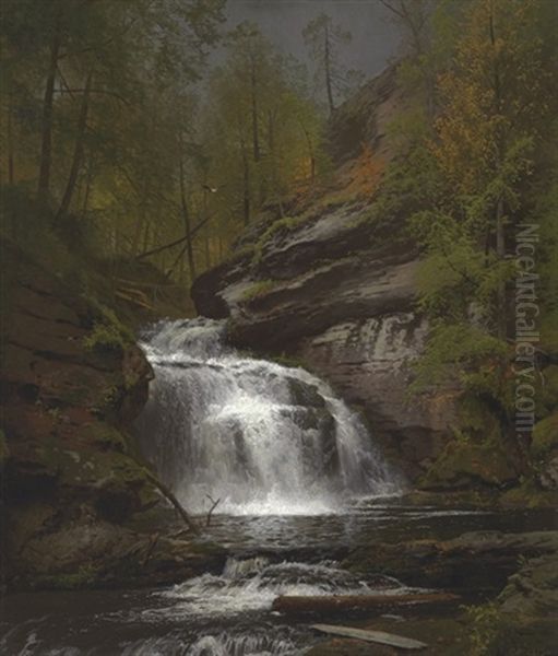 Waterfall In The Wilderness - view 1