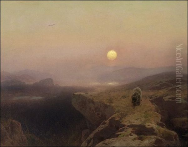 Bear In The Morning Mist - view 1