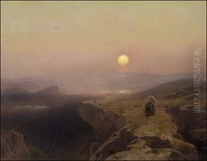 Bear In The Morning Mist