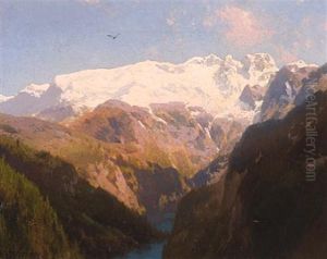 In The Mountains by Hermann Herzog